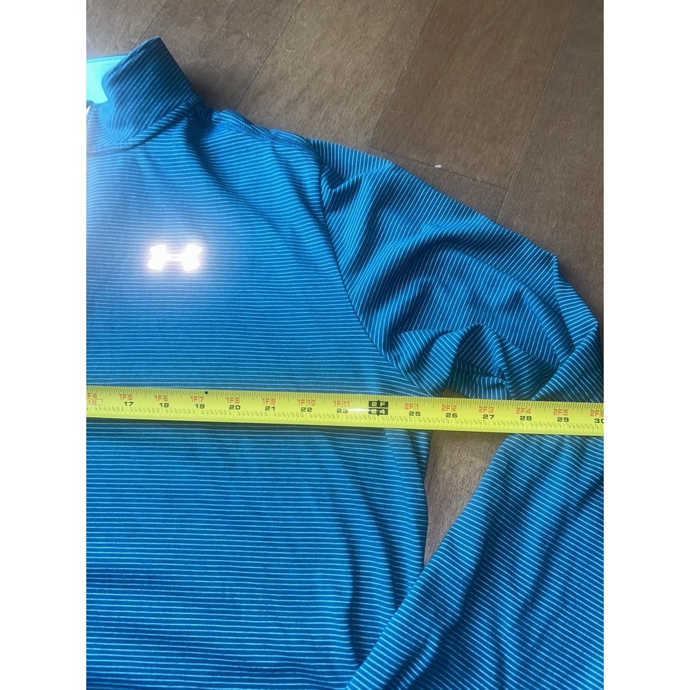 Under Armour UA 1/4 Zip Shirt Mens Pullover Top Run Threadborne 2XL Fitted - Picture 4 of 8
